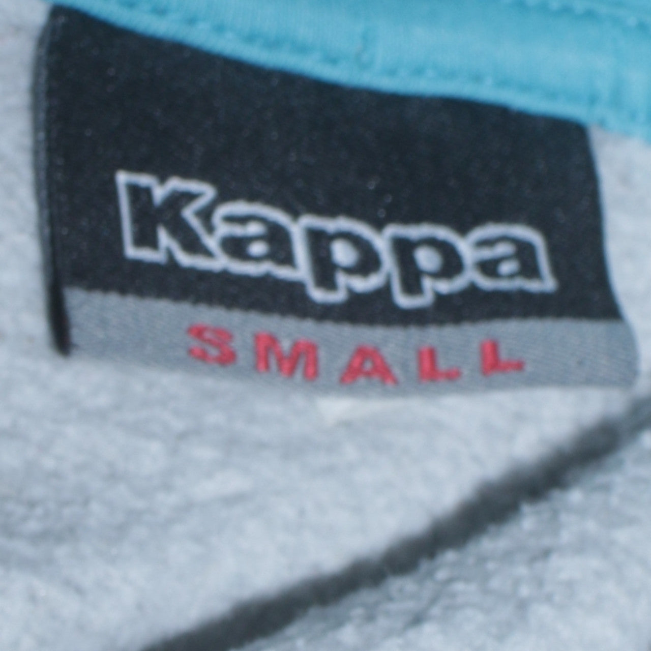 Kappa Men's Grey Pullover Hoodie Small Logo Sportswear
