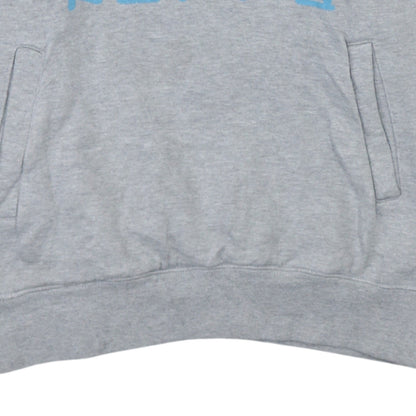 Kappa Men's Grey Pullover Hoodie Small Logo Sportswear