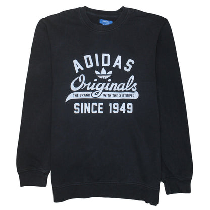 Adidas Originals Mens Black M Pullover Sweatshirt Crew Neck Logo