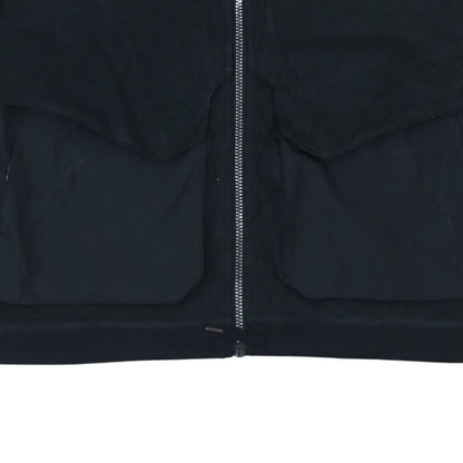 Nike Boys Black Fleece Track Jacket Size 12-13 Years Full Zip