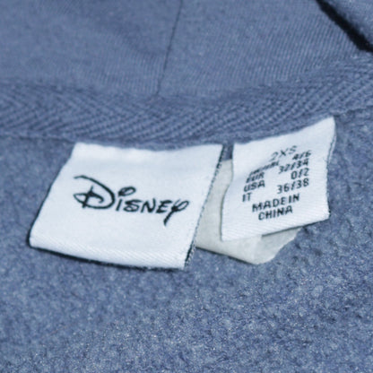 Disney Primark Women Blue Stitch Pullover Hoodie Size 2XS