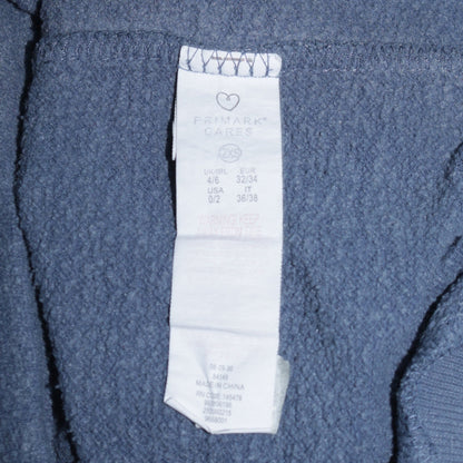 Disney Primark Women Blue Stitch Pullover Hoodie Size 2XS