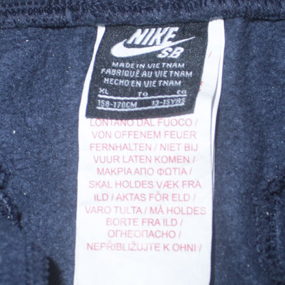 Nike Boys Blue XL Jogger Trousers Fleece Cotton Blend SB Activewear
