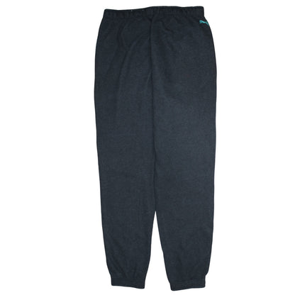 Puma Men's Black Jogger Sweatpants L Regular Fit French Terry