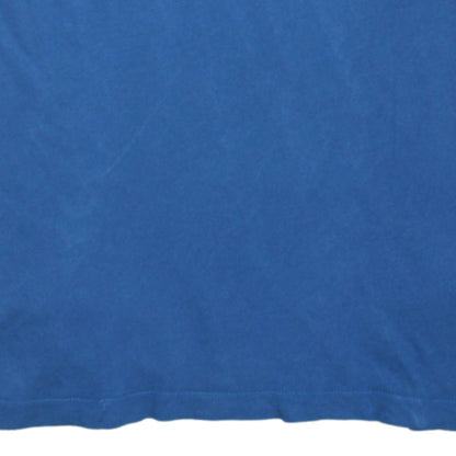 Nike Men Blue Crew Neck Cotton T-Shirt Size M