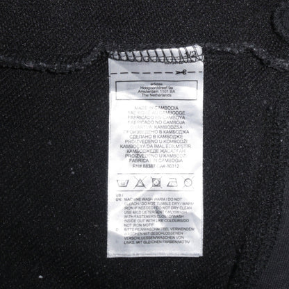 Adidas Women’s Black XL Full Zip Hoodie Sweatshirt with Stripes