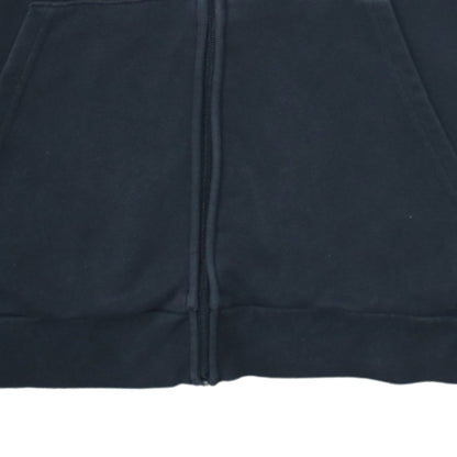 Adidas Women’s Black XL Full Zip Hoodie Sweatshirt with Stripes