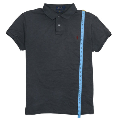 Polo Ralph Lauren Men's Black Slim Fit Pima Cotton Polo XL