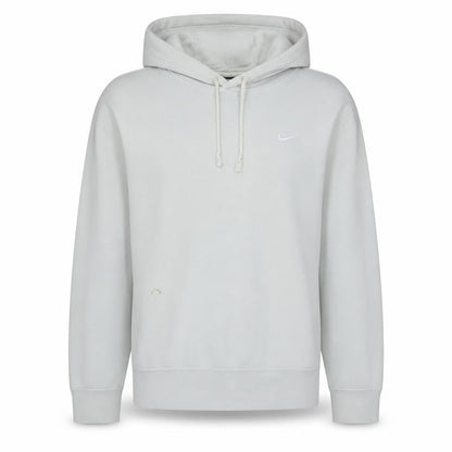 Nike Women White Hoodie Medium Pullover Classic Cotton Blend