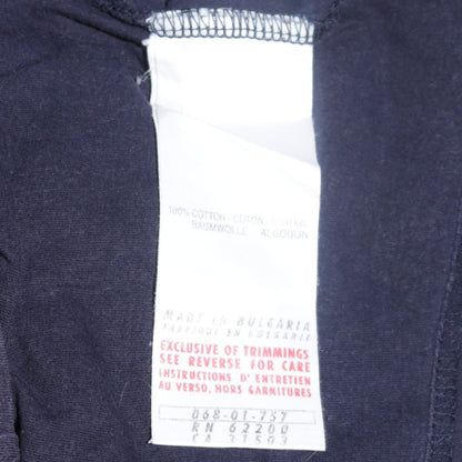 Puma Men's Navy Blue Cotton Crew Neck Short Sleeve T-Shirt L