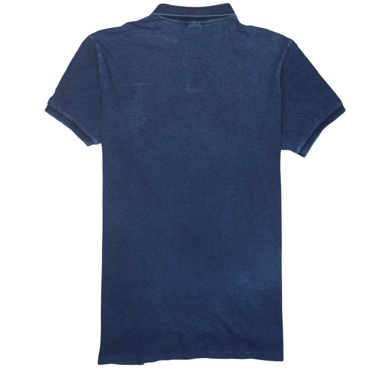 Ralph Lauren Men's Blue XL Custom Fit Polo Shirt - 100% Cotton