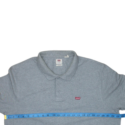 Levi's Men's Grey XL Polo Shirt Classic Cotton Casual