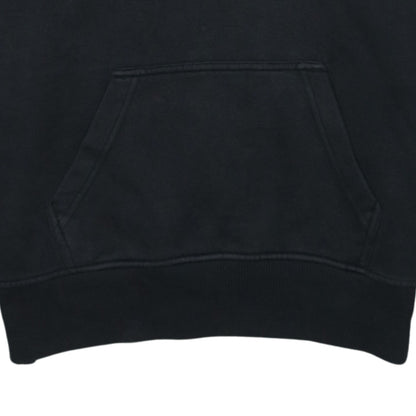 FILA Mens Black Pullover Hoodie Size M Graphic Logo Sportswear