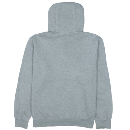 Nike Men's Grey Pullover Hoodie M Regular Fit Fleece Sweatshirt