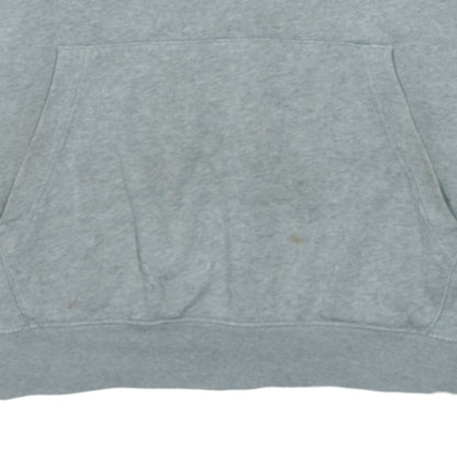 Nike Men's Grey Pullover Hoodie M Regular Fit Fleece Sweatshirt