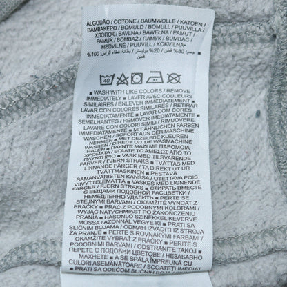 Nike Men's Grey Pullover Hoodie M Regular Fit Fleece Sweatshirt