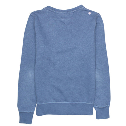 Tommy Hilfiger Men's Blue Michigan Wolverines Pullover Sweatshirt S