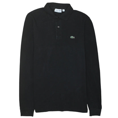 Lacoste Men's Black Classic Fit Long Sleeve Polo Shirt S
