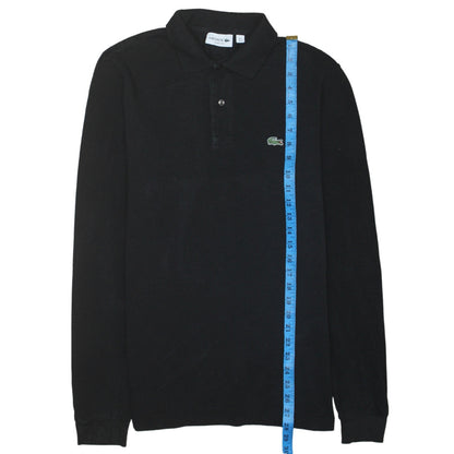 Lacoste Men's Black Classic Fit Long Sleeve Polo Shirt S