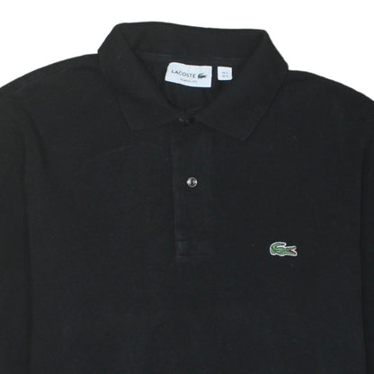 Lacoste Men's Black Classic Fit Long Sleeve Polo Shirt S