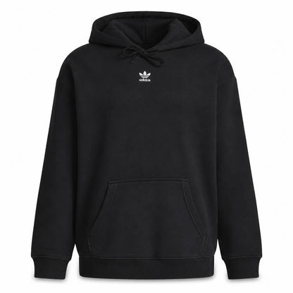 Adidas Womens Black Pullover Hoodie UK 6 Cotton Blend Casual