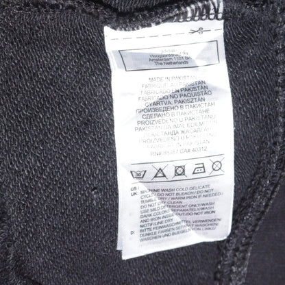 Adidas Womens Black Pullover Hoodie UK 6 Cotton Blend Casual