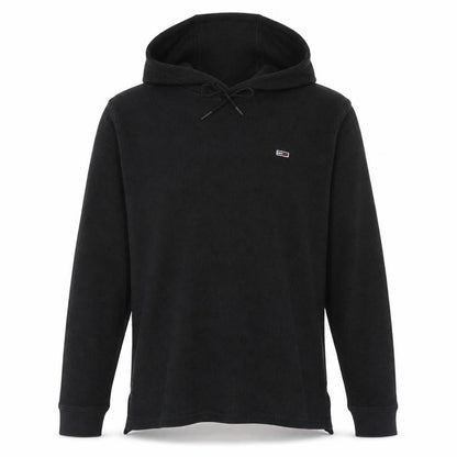 Tommy Jeans Men’s Black Pullover Hoodie Medium Cotton Knit