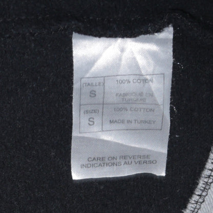 Disneyland Paris Men’s Black Hoodie S Mickey Mouse Embroidered Varsity Style