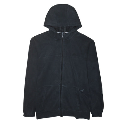 Adidas Men's Black Full Zip Hoodie Size M Regular Fit Sportswear