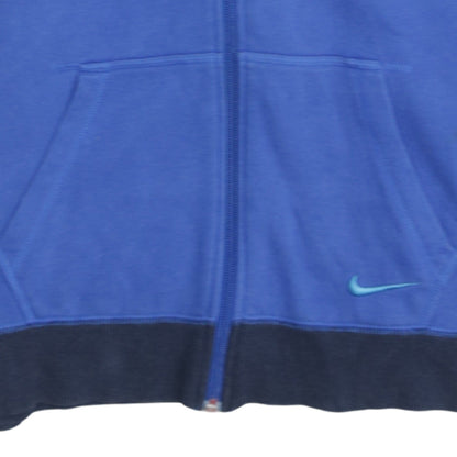 Nike Boys Blue Full Zip Hoodie XL 13-15 Years Just Do It Sportswear