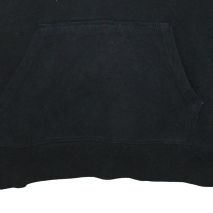 Champion Womens Black XL Pullover Hoodie With Logo Detail