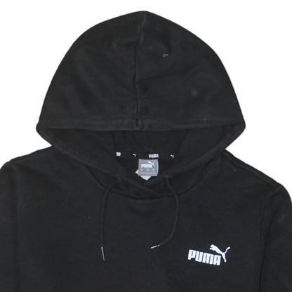 Puma Womens Black Pullover Hoodie Medium Sportswear Casual