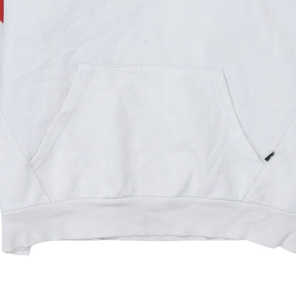 Puma Men's White Pullover Hoodie XL Sports Fleece Logo Sweatshirt