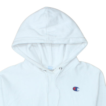 Champion Men's White Medium Reverse Weave Pullover Hoodie