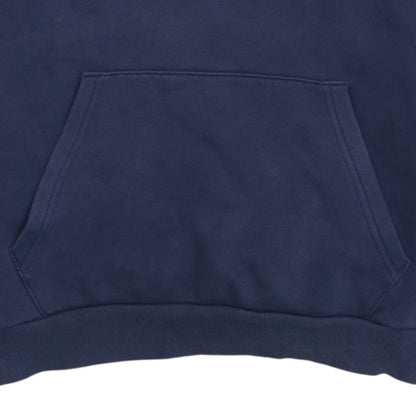 Puma Men Blue Pullover Hoodie Small Fleece Logo Hooded Sweatshirt