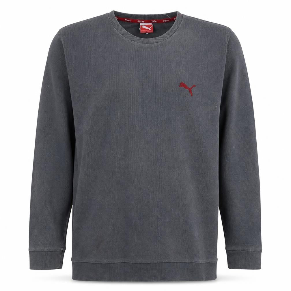 Puma Men's Grey XL Crew Neck Pullover Sweatshirt