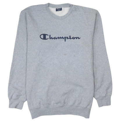 Champion Mens Grey 2XL Classic Crew Neck Pullover Sweatshirt