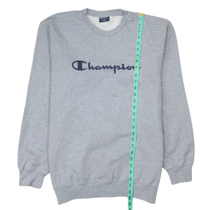 Champion Mens Grey 2XL Classic Crew Neck Pullover Sweatshirt