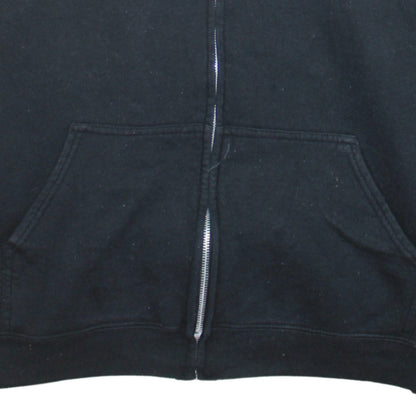 Pretty Little Thing Womens Black Full Zip Hoodie Size L