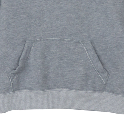 Hollister Women’s Grey Pullover Hoodie L Cotton Blend Logo Sweatshirt