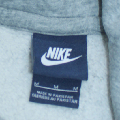 Nike Womens Grey Pullover Hoodie Size M Cotton Blend Sportswear