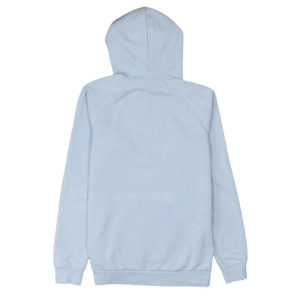 Adidas Men’s Blue Pullover Hoodie Small Logo Fleece Sweatshirt