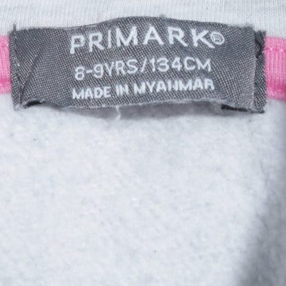 Primark Girls Grey 'Hopes and Dreams' Pullover Hoodie 8-9 Years