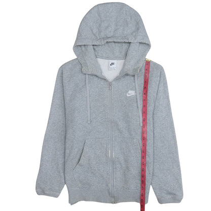 Nike Men's Grey Full Zip Hoodie XS Lightweight Fleece Sportswear