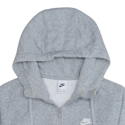 Nike Men's Grey Full Zip Hoodie XS Lightweight Fleece Sportswear