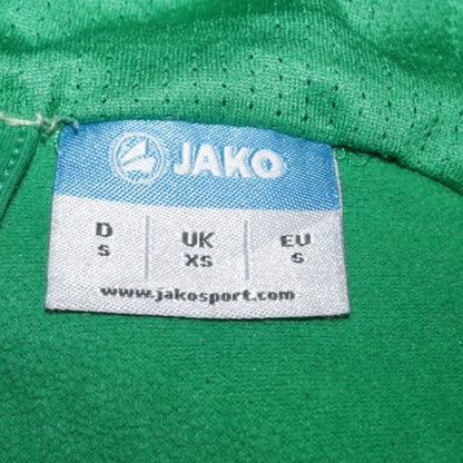 Jako Men's Green XS Full Zip Hooded Sports Hoodie