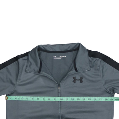 Under Armour Boys Grey Track Jacket Size 16 Years Full Zip Sportswear