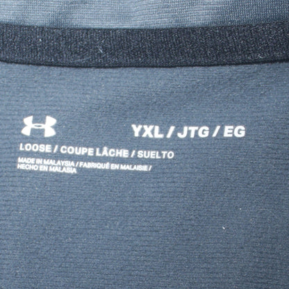 Under Armour Boys Grey Track Jacket Size 16 Years Full Zip Sportswear