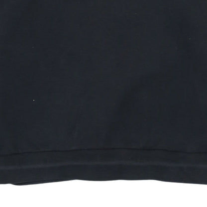 adidas Men's Black Small Pullover Sweatshirt Crew Neck Sportswear