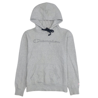 Champion Men's Grey Pullover Hoodie Large Sports Fleece